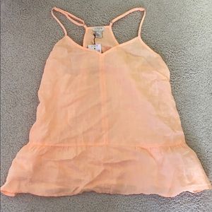 Jcrew Peplum Tank Top